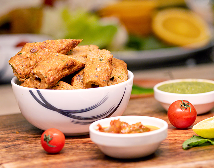 Chicken Seekh Achari Kebab