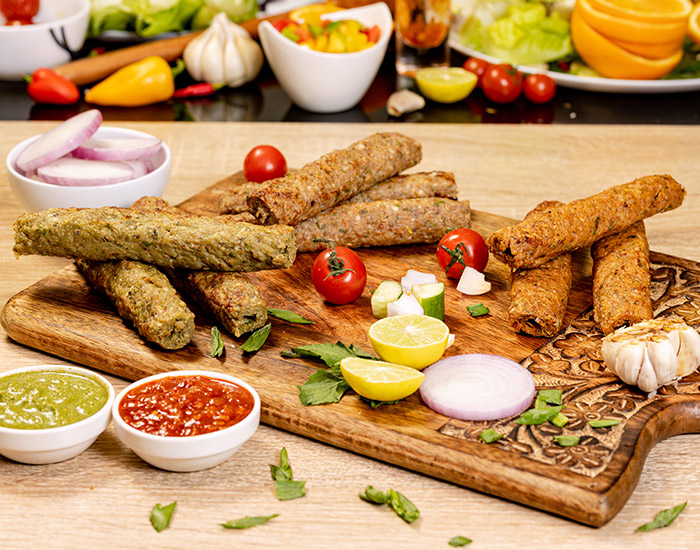 Chicken Seekh Jamaican Kebab