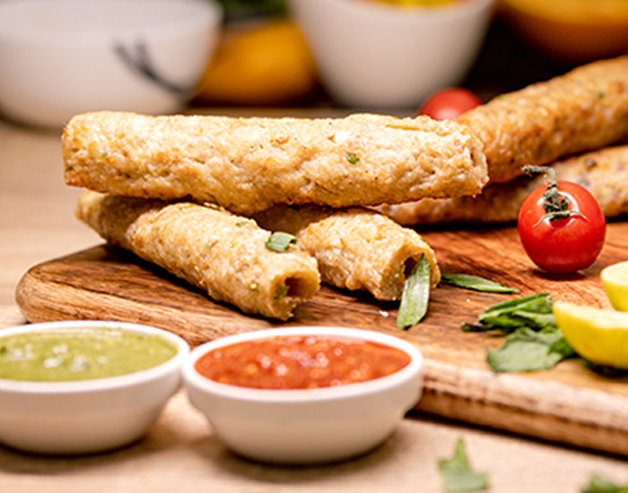 Chicken Seekh Malai Kebab