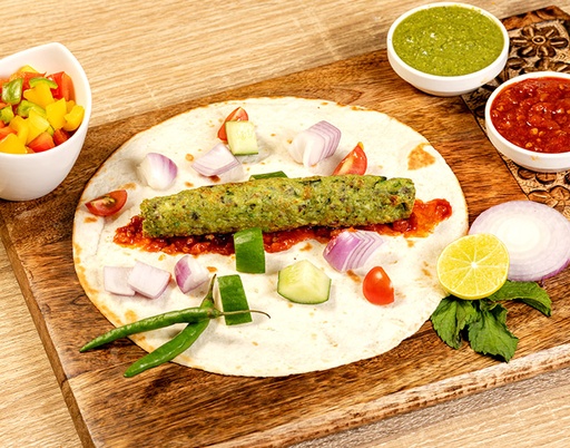 Chicken Seekh Hariyali Kebab
